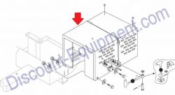 515080 CABINET ENGINE ASSY. W/DECALS for Stow Concrete Mixers