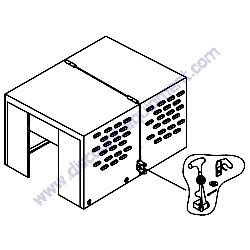 514694Y CABINET, ENGINE ASSY. W/DECALS for Stow Concrete Mixers