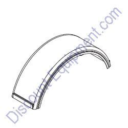 11381 Fender, plastic - single wall black 14" tire Generac Magnum Light Tower