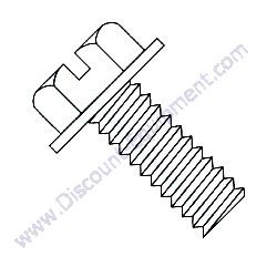 13388 Screw M5 x 12 slotted hex w/ flange Generac Magnum Light Tower