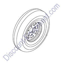 15976 WHEEL, ST175/80D13, 1360# - 6PR Generac Magnum Light Tower