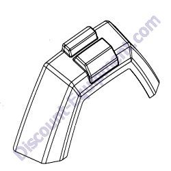 10000017287 (17982) Fender Plastic 13" Wheel Generac Magnum MLT6SM-MLT6SK-MLT8SK Light Tower