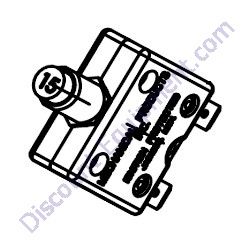 36935 Breaker, 15A, 1 pole, 250V Generac Magnum Light Tower
