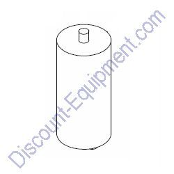 10000024477 (65959) Capacitor Dual 24uF Sealed Stud Mount Generac Magnum Light Tower