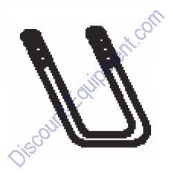 EM966204 SQUARE AXLE U-BOLT 1-1/2" for Multiquip Mortar Mixers