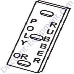 EM507496 BLADE, PLASTIC END for Multiquip Mortar Mixers