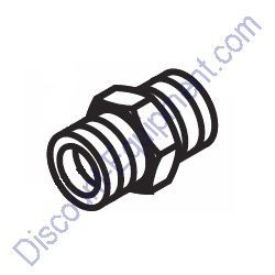 16587 FITTING, STR 10MJ-8MO for Multiquip Mortar Mixers