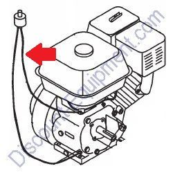 510573 (EM203035) ENGINE KILL WIRE Multiquip Essick EM120PM EM120SM Whiteman WM120PM/SM Mortars Mixers