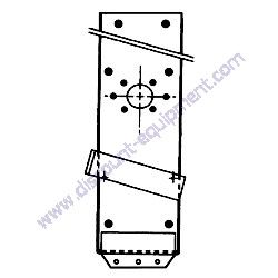 EM507414 SUPPORT REAR Multiquip Essick EM700 Mortar Mixer
