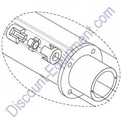 516282 COUPLING ASSY for Multiquip Mortar Mixers