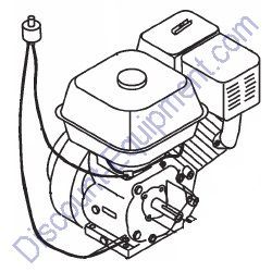 EM203456 11HP HONDA ENGINE for Multiquip Mortar Mixers