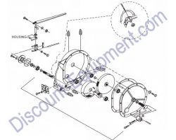 EM600000 COMP. TRANSMISSION ASSY for Multiquip Mortar Mixers