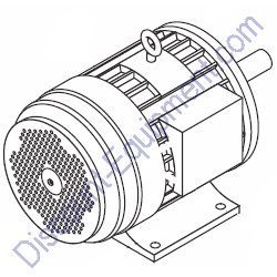 3481 MOTOR ELECTRIC 5HP 3PH Multiquip Mortar Mixers
