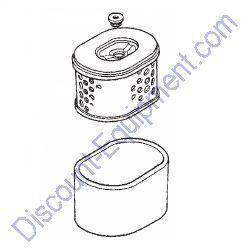 17210-ZE3-505 (17210ZE3010) ELEMENT AIR CLEANER Honda GX340K1 GX270 GX390 Engines