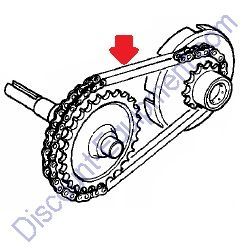 23161822611 CHAIN, DRIVE (RK428SH36LE) for Honda Engines