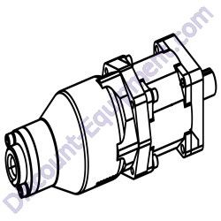 15081 AIR MOTOR MBW MM80 Mortar Plaster Mixer