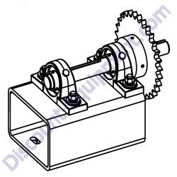 18045 JACKSHAFT AIR MIXER MBW MM90 Mortar Plaster Mixer