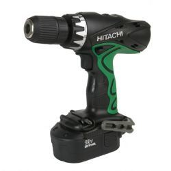 Drill, Cordless 1/2" Reversible 18V 1.4Ah Hammer Drill Renbtal (HITACHI DV18DVC) DS12