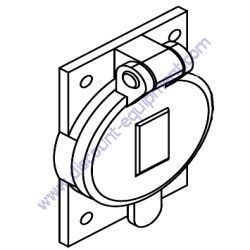 65460 Cover 20/30A 240V twist lock Generac Magnum MLT4250 Light Tower