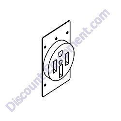 65815 Receptacle 240V/50A 14-50R RV Generac Magnum MLT4250 Light Tower