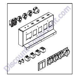 12402 Receptacle Panel 2x5-20R 3xL6-20R 1x50A Generac Magnum MLT4250 Light Tower