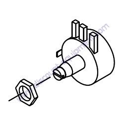 26229 (18113) Potentiometer 2.5K 2-Watt Generac Magnum MLT4250 Light Tower