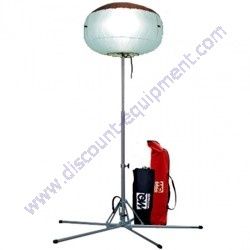 Multiquip GB8LED Globug Diffuser Light Balloon 800W LED Pentapod Stand w / 3-Stag Mast Assembly