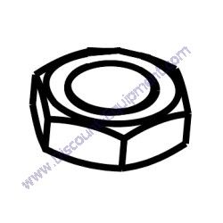 11203 (11279) Axle Nut Generac Magnum MLT4250 Light Tower
