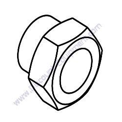 60755 Fitting .750MNPT x .500FNPT nylon Generac Magnum MLT4250 Light Tower