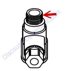 13386 Fitting nipple Generac Magnum MLT4250 Light Tower