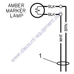 REF #1 - 10264 Harness left side trailer Generac Magnum MLT4250 Light Tower