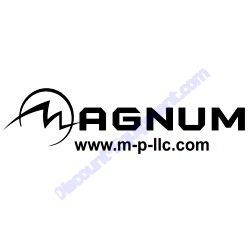 REF #3 - 11275 Decal Magnum Logo w/Web Red Vinyl Generac Magnum MLT4250 Light Tower