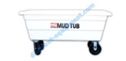 Multiquip MUDTUBW Tub, Mud, 10 cu ft Capacity. w/ Wheels