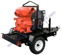 Multiquip MQ62TDDTMPXF 6"X6" Diesel Trash PumpTrailler Mounted W/ 28 Gal Fuel Cell NLA