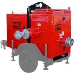 Multiquip AP6S - 2300 GPM (6") ActivPrime Skid Mounted Diesel Trash Pump w/ Silent Canopy NLA