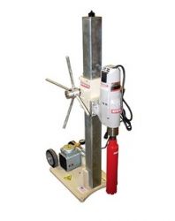 EDCO 97100EV 48", 20-amp Base Mounted Core Drill Rig with Vacuum Pump