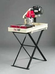EDCO 24200 TMS-10 Electric Tile Saw, 10", 1 1/2 HP