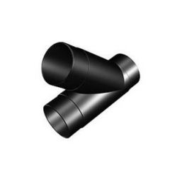 EDCO ED90132-BL 3" Y-Adapter (3" to Two 2" ports)