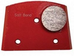 EDCO QC1B-HC-0030 30 - Grit Single Diamond Grinding Dot (Hard Concrete)
