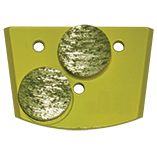 EDCO QC2B-SC-0070 70 - Grit Double Diamond Grinding Dot (Soft Concrete)