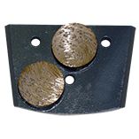 EDCO QC2B-MC-0070 70 - Grit Double Diamond Grinding Dot PACK OF THREE(Medium Concrete)