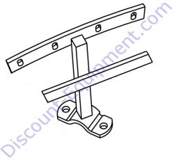 29262-506 PADDLE ASSEMBLY CENTER TOW END Stow MS18 Mortar Mixer