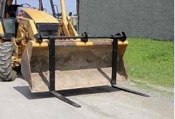 Backhoe-Fork Attachement Rental