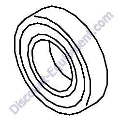 21406 30400 Rotor Bearing Small Airman PDSF330DP and PDS400S-6E1 Air Compressor