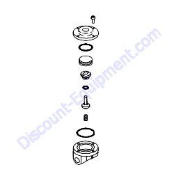 36600 03503 Auto-Relief Valve Assembly Airman PDSF330DP and PDS400S-6E1 Air Compressor