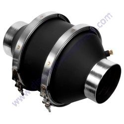 16SXT-5.375F Catalytic Exhaust Gas/Propane Clamp-On Purifier Scrubber F-Model 5.375" (5-3/8") Pipe