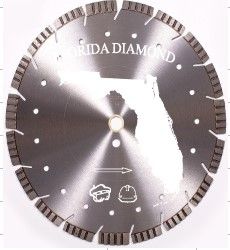 GLSTS14FH Florida Diamond 14" x .125" x 1" 20mm Supreme Plus Grade Multipurpose T Seg Series 12mm