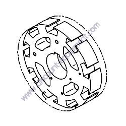 25600 01500 EX. Rotor Assembly Airman SDG13LAX-8E1 Generator