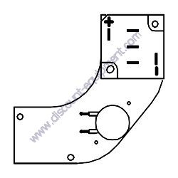 46640 19701 (46640 19700) Wiring Board Airman SDG13LAX-8E1 Generator