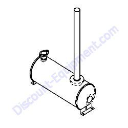 42100 79200 Exhaust Muffler  Airman SDG13LAX-8E1 Generator